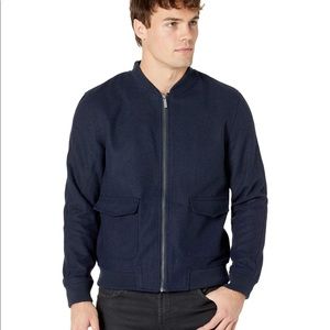 Wool bomber jacket